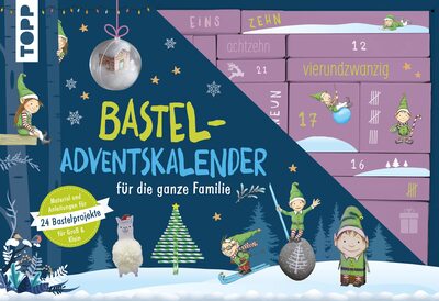 Alle Details zum Kinderbuch Familien-Bastel-Adventskalender - 24 Bastelprojekte mit Material und ähnlichen Büchern
