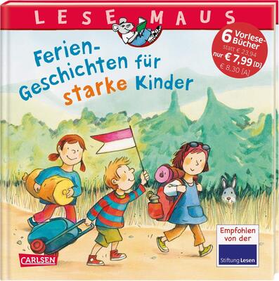 Alle Details zum Kinderbuch LESEMAUS Sonderbände: Ferien-Geschichten für starke Kinder: 6 Geschichten in 1 Band und ähnlichen Büchern