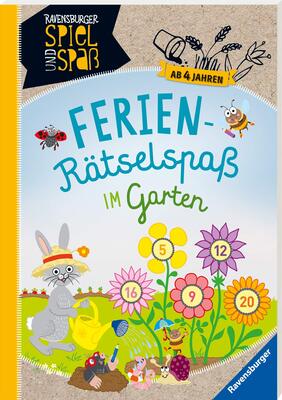 Alle Details zum Kinderbuch Ferien-Rätselspaß im Garten (Ravensburger Spiel und Spaß) und ähnlichen Büchern