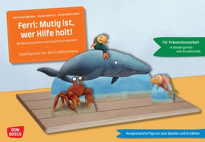 Alle Details zum Kinderbuch Ferri: Mutig ist, wer Hilfe holt!: Spielfiguren für die Erzählschiene. Ausgestanzte Figuren zum Spielen und Erzählen. Mobbing begreifen und Empathie ... die Erzählschiene: Bilderbuch-Geschichten) und ähnlichen Büchern