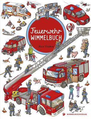 Alle Details zum Kinderbuch Feuerwehr Wimmelbuch Pocket: Pocket Version - Kinderbücher ab 2 Jahre - Bilderbuch und ähnlichen Büchern