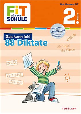 Alle Details zum Kinderbuch FiT FÜR DIE SCHULE: Das kann ich! 88 Diktate 2. Klasse und ähnlichen Büchern