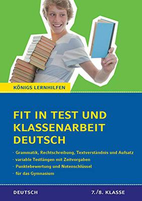 Fit in Test und Klassenarbeit – Deutsch. 7./8. Klasse Gymnasium: 56 Kurztests und 9 Abschlusstests (Königs Lernhilfen) bei Amazon bestellen