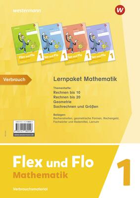 Alle Details zum Kinderbuch Flex und Flo - Ausgabe 2021: Lernpaket Mathematik 1 Verbrauchsmaterial und ähnlichen Büchern