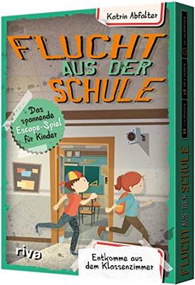 Alle Details zum Kinderbuch Flucht aus der Schule – Das spannende Escape-Spiel für Kinder: Entkomme aus dem Klassenzimmer. Das perfekte Geschenk für alle Escape-Room-Rätsel-Fans. Ab 10 Jahren und ähnlichen Büchern