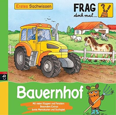 Alle Details zum Kinderbuch Frag doch mal ... die Maus! Erstes Sachwissen - Bauernhof: Besondere Extras: bunte Memokarten und Suchspiel und ähnlichen Büchern