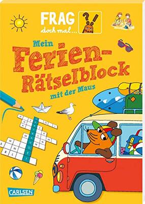 Alle Details zum Kinderbuch Frag doch mal ... die Maus: Mein Ferien-Rätselblock mit der Maus: Kinderbeschäftigung ab 7 und ähnlichen Büchern