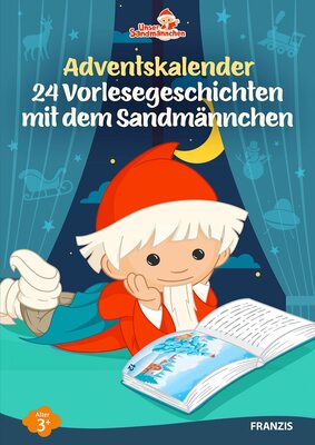 Alle Details zum Kinderbuch FRANZIS 60676 - Adventskalender 24 Vorlesegeschichten mit dem Sandmännchen, Spezialdruck zum Anfassen und Staunen, für Kinder ab 3 Jahren und ähnlichen Büchern