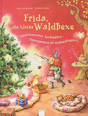 Frida, die kleine Waldhexe: Plätzchenzauber, Kuchenstück - Zusammensein ist Weihnachtsglück. Bilderbuch mit Goldfolienprägung auf dem Cover und allen Innenseiten bei Amazon bestellen