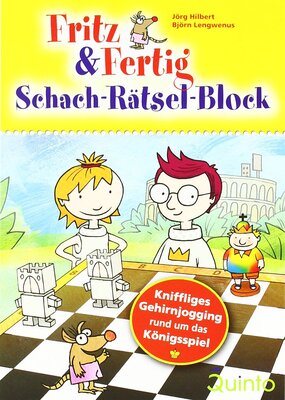 Alle Details zum Kinderbuch Fritz & Fertig - Schach-Rätsel-Block: Kniffliges Gehirnjogging rund um das Königsspiel (Fritz & Fertig Folge 1: Schach lernen und trainieren) und ähnlichen Büchern