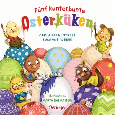Fünf kunterbunte Osterküken: Lustiges Pappbilderbuch mit vielen kleinen Details zum Entdecken für Kinder ab 18 Monaten bei Amazon bestellen