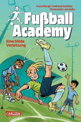 Alle Details zum Kinderbuch Fußball Academy 2: Eine blöde Verletzung: Spannendes Fußballbuch für Jungen und Mädchen ab 9 Jahren über den Trainingsalltag in einer Kicker-Talentschule (2) und ähnlichen Büchern
