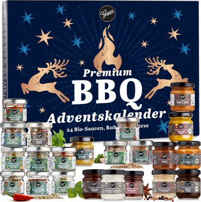 Alle Details zum Kinderbuch Gepp’s BBQ Adventskalender I Feinkost Kalender mit 24 Überraschungen für die Adventszeit I Geschenk für Männer & Frauen mit ausgefallenen Saucen, Gewürze, Rubs & Dips zum Kochen und Grillen und ähnlichen Büchern