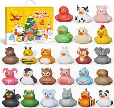 Alle Details zum Kinderbuch Grarain Christmas Advent Calendar Ducks Bath Ducks Advent Calendar 2024 Baby Advent Calendar 24 Pieces Squeaky Duck Christmas Rubber Duck Christmas Calendar Christmas for Children Boys Girls und ähnlichen Büchern