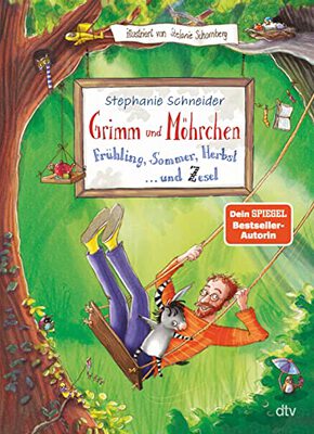 Alle Details zum Kinderbuch Grimm und Möhrchen – Frühling, Sommer, Herbst und Zesel: Liebevoll illustriertes Vorlesebuch ab 5 (Grimm und Möhrchen-Abenteuer, Band 2) und ähnlichen Büchern