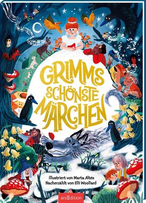 Grimms schönste Märchen: gereimtes Märchenbuch ab 5 Jahren mit modernen, diversen Illustrationen bei Amazon bestellen