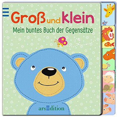 Alle Details zum Kinderbuch Groß und klein: Mein buntes Buch der Gegensätze und ähnlichen Büchern