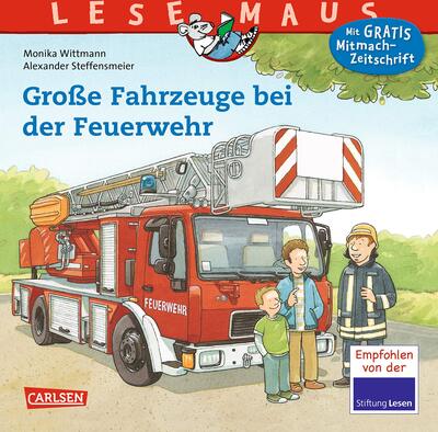 Alle Details zum Kinderbuch LESEMAUS 122: Große Fahrzeuge bei der Feuerwehr (122) und ähnlichen Büchern