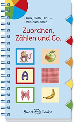 Alle Details zum Kinderbuch Grün, Gelb, Blau - Dreh dich schlau: Zuordnen, Zählen und Co. und ähnlichen Büchern
