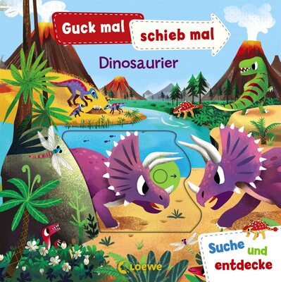 Guck mal, schieb mal! Suche und entdecke - Dinosaurier: Pappbilderbuch ab 2 Jahre: Pappbilderbuch, Buch mit Klappen ab 2 Jahre bei Amazon bestellen