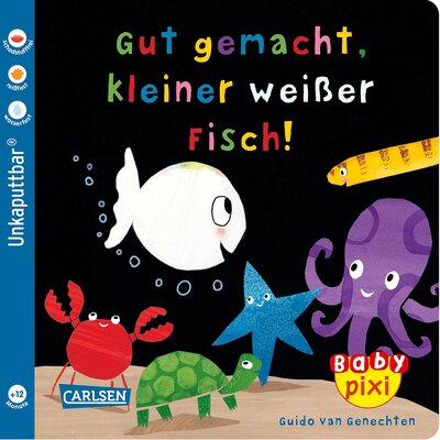 Alle Details zum Kinderbuch Baby Pixi 65: Gut gemacht, kleiner weißer Fisch! und ähnlichen Büchern
