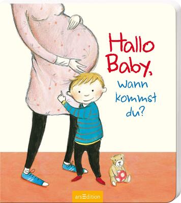 Alle Details zum Kinderbuch Hallo Baby, wann kommst du?: Erstes Pappbilderbuch zum Thema Geschwisterchen für Kinder ab 24 Monaten und ähnlichen Büchern