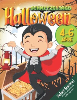 Alle Details zum Kinderbuch Halloween Schnitzeljagd 4-6 Jahre: Kreativ geplante Schatzsuche mit allen Materialien, Spurensuche, um den Schatz zu finden & den Dieb zu überführen. (Bravo Schatzsuche) und ähnlichen Büchern