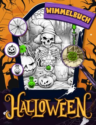 Alle Details zum Kinderbuch Halloween Wimmelbuch: Versteckte-Objekte-Rätselbücher für Erwachsene und Kinder | Suchen und Finden Bücher | Halloween-Aktivitätsbuch, Halloween-Geschenk für Erwachsene, Jugendliche, Kinder und ähnlichen Büchern