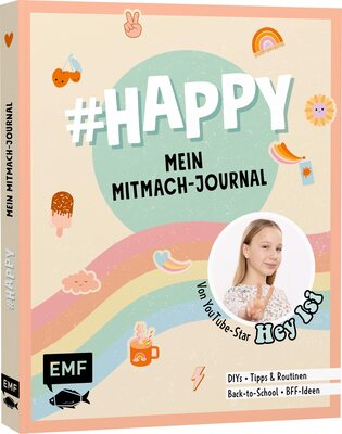 Alle Details zum Kinderbuch #HAPPY – Mein Mitmach-Journal von YouTuberin Hey Isi: Mit den besten Lifehacks und Routinen, DIYs für dein Room-Makeover, Back-to-School-Test und ... süße BFF-Ideen und mehr und ähnlichen Büchern