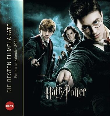 Harry Potter Filmplakate Postkartenkalender 2024. Die tollsten Plakate der Filmreihe in einem Kalender im Postkartenformat. Ideal zum Sammeln oder Verschicken! bei Amazon bestellen