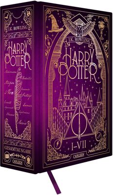 Alle Details zum Kinderbuch Harry Potter - Gesamtausgabe (Harry Potter): Alle sieben Bücher des modernen Kinderbuch-Klassikers ungekürzt in einem hochwertigen Sammelband mit Bronzeprägung und Lesebändchen und ähnlichen Büchern