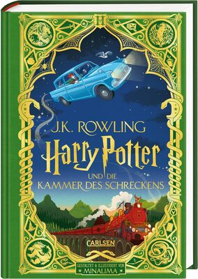 Harry Potter und die Kammer des Schreckens (MinaLima-Edition mit 3D-Papierkunst 2): Farbig illustrierte Schmuckausgabe mit Goldprägung und Pop-Up-Elementen bei Amazon bestellen