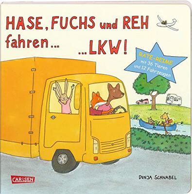 Alle Details zum Kinderbuch Hase, Fuchs und Reh fahren ... LKW!: Tiere-Fahrzeug-Reise-Reime und ähnlichen Büchern