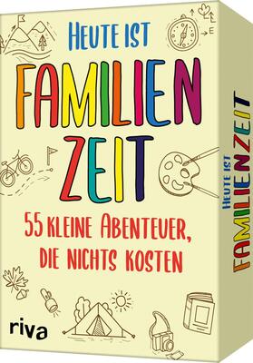 Heute ist Familienzeit: 55 kleine Abenteuer, die nichts kosten. Mikroabenteuer für gemeinsame Erlebnisse im Alltag, im Urlaub oder in den Ferien. Ab 5 Jahren bei Amazon bestellen