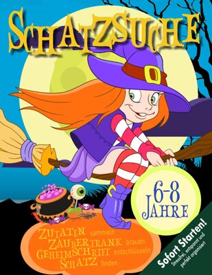 Alle Details zum Kinderbuch Hexen Schatzsuche Kindergeburtstag & Halloween 6-8 Jahre: Kreative & abwechslungsreiche Rätsel & Spiele. Zutaten sammeln, Zaubertrank brauen, Geheimschrift. Sofort startklar! (Bravo Schatzsuche) und ähnlichen Büchern