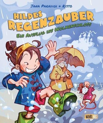 Alle Details zum Kinderbuch Hildes Regenzauber - Ein Ausflug ins Wolkenschloss: Ein lustiges Bilderbuch für Regentage zum Vorlesen ab 4 Jahren mit Eis-Rezept zum Nachmachen. und ähnlichen Büchern