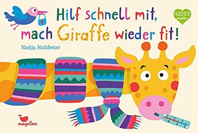 Alle Details zum Kinderbuch Hilf schnell mit, mach Giraffe wieder fit!: Ein Mitmach-Pappbilderbuch für kleine Arzthelfer ab 2 Jahren (Mitmach-Reihe) und ähnlichen Büchern