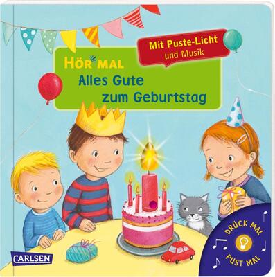 Alle Details zum Kinderbuch Hör mal (Soundbuch): Mach mit - Pust aus: Alles Gute zum Geburtstag: Zum Hören, Auspusten und Mitmachen ab 2 Jahren. Mit Puste-Licht und Musik für ganz viel Geburtstagsstimmung und ähnlichen Büchern