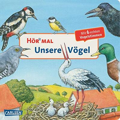 Alle Details zum Kinderbuch Hör mal (Soundbuch): Unsere Vögel: Zum Hören, Schauen und Mitmachen ab 2 Jahren. Mit echten Vogelstimmen und ähnlichen Büchern