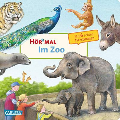 Alle Details zum Kinderbuch Hör mal (Soundbuch): Im Zoo: Zum Hören, Schauen und Mitmachen ab 2 Jahren. Mit echten Tierstimmen und ähnlichen Büchern