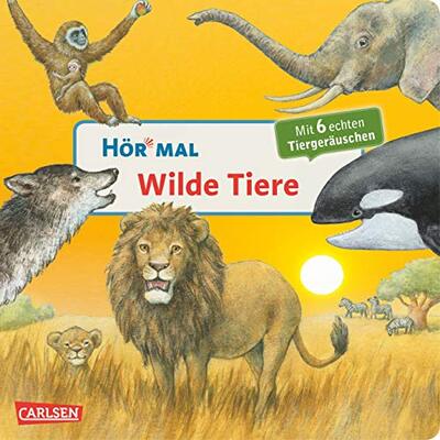 Alle Details zum Kinderbuch Hör mal (Soundbuch): Wilde Tiere: Zum Hören, Schauen und Mitmachen ab 2 Jahren. Mit echten Tierstimmen und Naturgeräuschen und ähnlichen Büchern