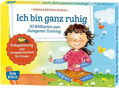 Alle Details zum Kinderbuch Ich bin ganz ruhig. 30 Bildkarten zum Autogenen Training mit Kindern.: Entspannung und Ausgeglichenheit für Kinder. Für KITA, Kindergruppen & ... und innere Balance. 30 Ideen auf Bildkarten) und ähnlichen Büchern