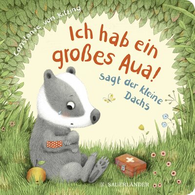 Alle Details zum Kinderbuch "Ich hab ein großes Aua", sagt der kleine Dachs (Trost-Buch): ab 2 Jahren und ähnlichen Büchern