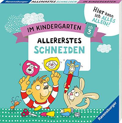 Alle Details zum Kinderbuch Im Kindergarten: Allererstes Schneiden: Hier kann ich alles allein! und ähnlichen Büchern