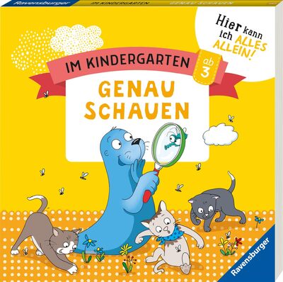 Alle Details zum Kinderbuch Im Kindergarten: Genau schauen: Hier kann ich alles allein und ähnlichen Büchern
