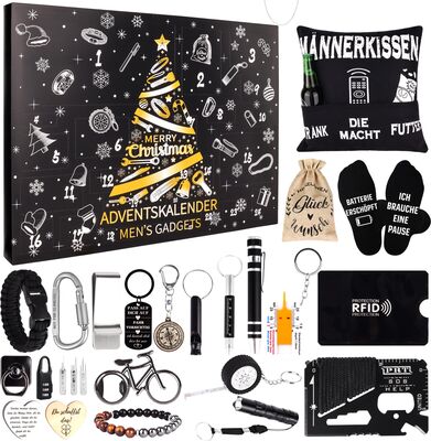 Alle Details zum Kinderbuch Jeasona Advent Calendar 2025 Men's Tool Advent Calendar 2025 Adult Man Men Ideas Christmas Calendar Gadgets for Teenagers Boys und ähnlichen Büchern