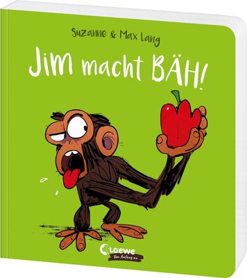 Alle Details zum Kinderbuch Jim macht bäh!: Lustiges Pappbilderbuch ab 2 Jahren, das wählerische Esser*innen zum Probieren animiert und ähnlichen Büchern