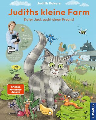 Alle Details zum Kinderbuch Judiths kleine Farm: Kater Jack sucht einen Freund - Das 1. Kinderbuch von Judith Rakers, persönlich und warmherzig erzählt! Für alle geschichtenbegeisterten kleinen Gärtnerinnen & Gärtner. und ähnlichen Büchern