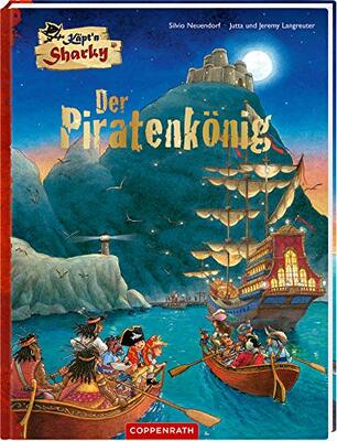 Alle Details zum Kinderbuch Käpt'n Sharky - Der Piratenkönig (Käpt'n Sharky (Bilderbücher)) und ähnlichen Büchern
