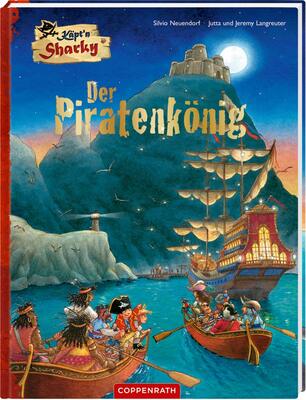 Alle Details zum Kinderbuch Käpt'n Sharky - Der Piratenkönig (Käpt'n Sharky (Bilderbücher)) und ähnlichen Büchern